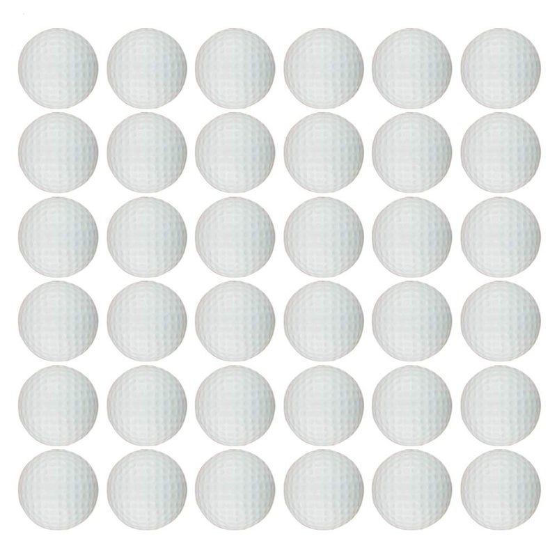 Dsmile White Foam Golf Practice Balls 36 Pack Light Soft Elastic Training Multifunction Sport Balls - Image 1